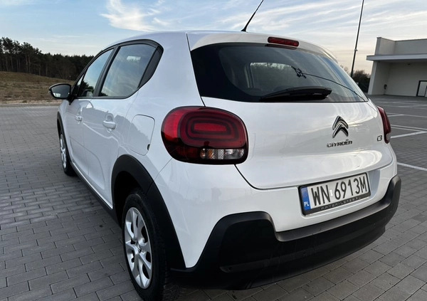 Citroen C3 cena 44000 przebieg: 89988, rok produkcji 2020 z Tyczyn małe 326